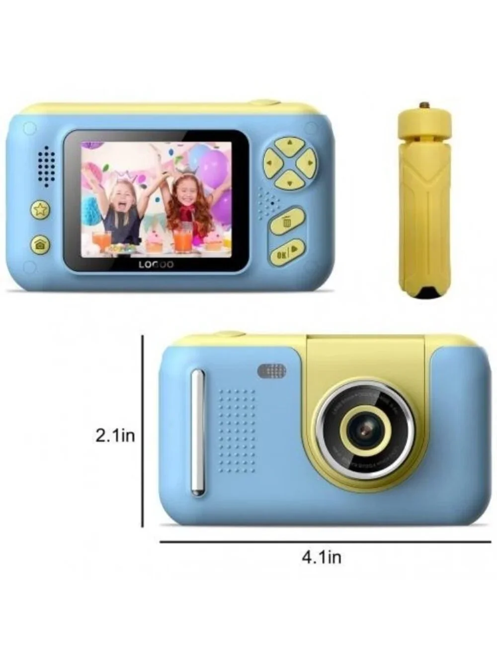 Kids Digital Camera Autofocus 1080P Vlogging Camera with 32GB SD & Tripod Stand
